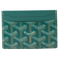 GOYARD Saint-Sulpice Card Wallet in Green