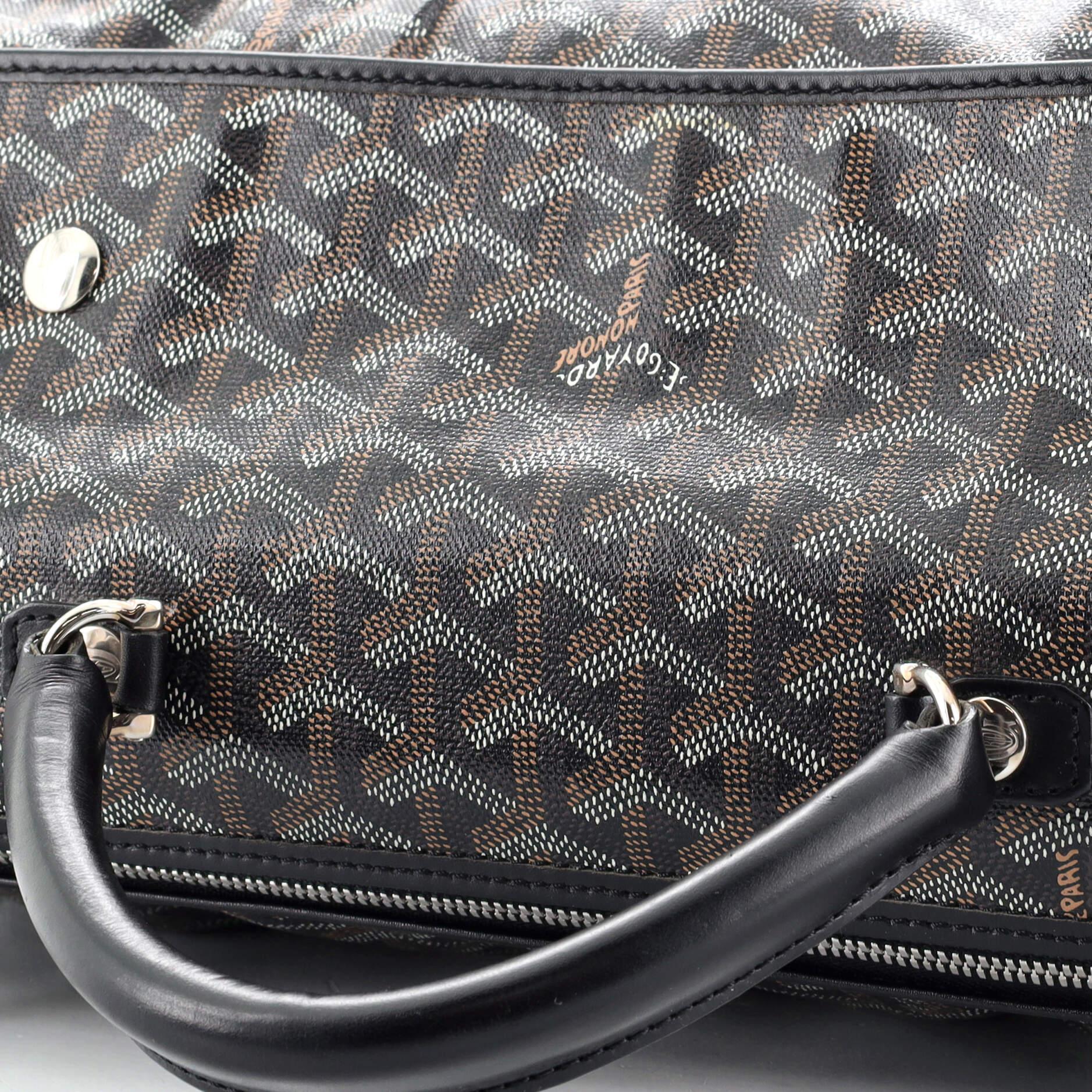 Black Goyard Sainte Lucie Bag Coated Canvas