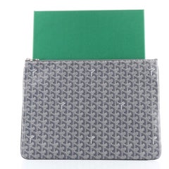 Goyard Senat Zip Pouch Coated Canvas GM