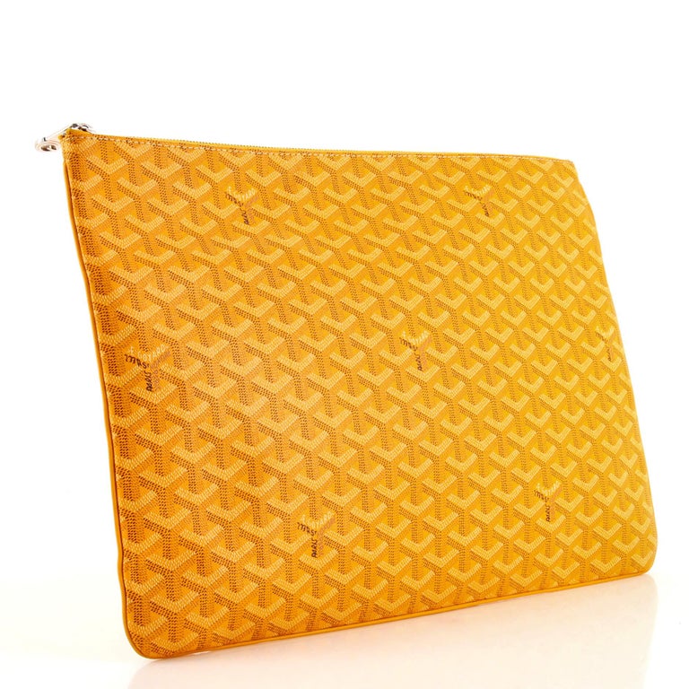 Goyard Senat Zip Pouch Coated Canvas GM at 1stDibs