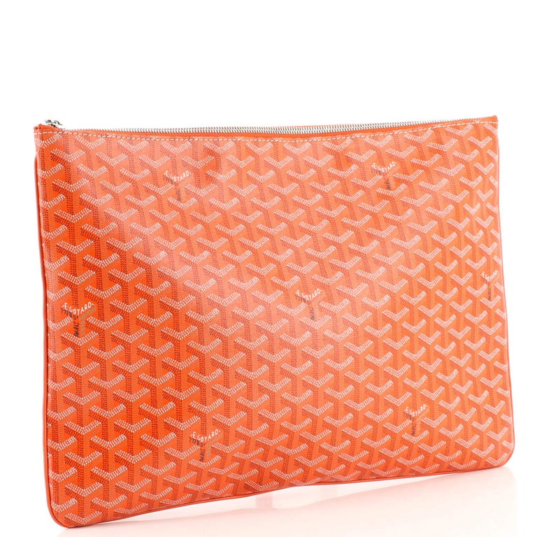 Goyard Senat Zip Pouch Coated Canvas GM at 1stDibs