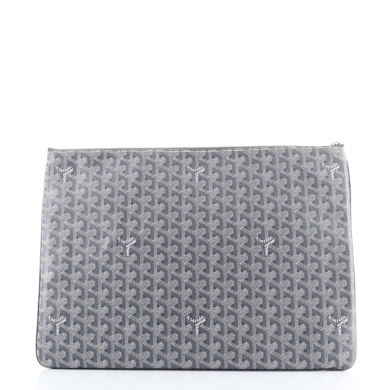 Goyard Senat Zip Pouch Coated Canvas GM at 1stDibs