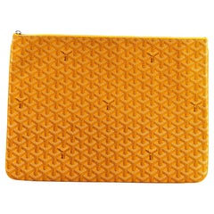 Goyard Senat Zip Pouch Coated Canvas GM