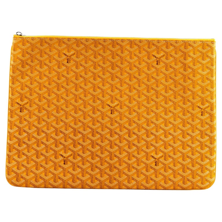 Goyard Senat Zip Pouch Coated Canvas GM at 1stDibs