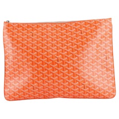 Goyard Senat Zip Pouch Coated Canvas GM