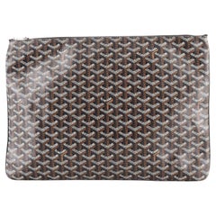 Goyard Senat Zip Pouch Coated Canvas GM