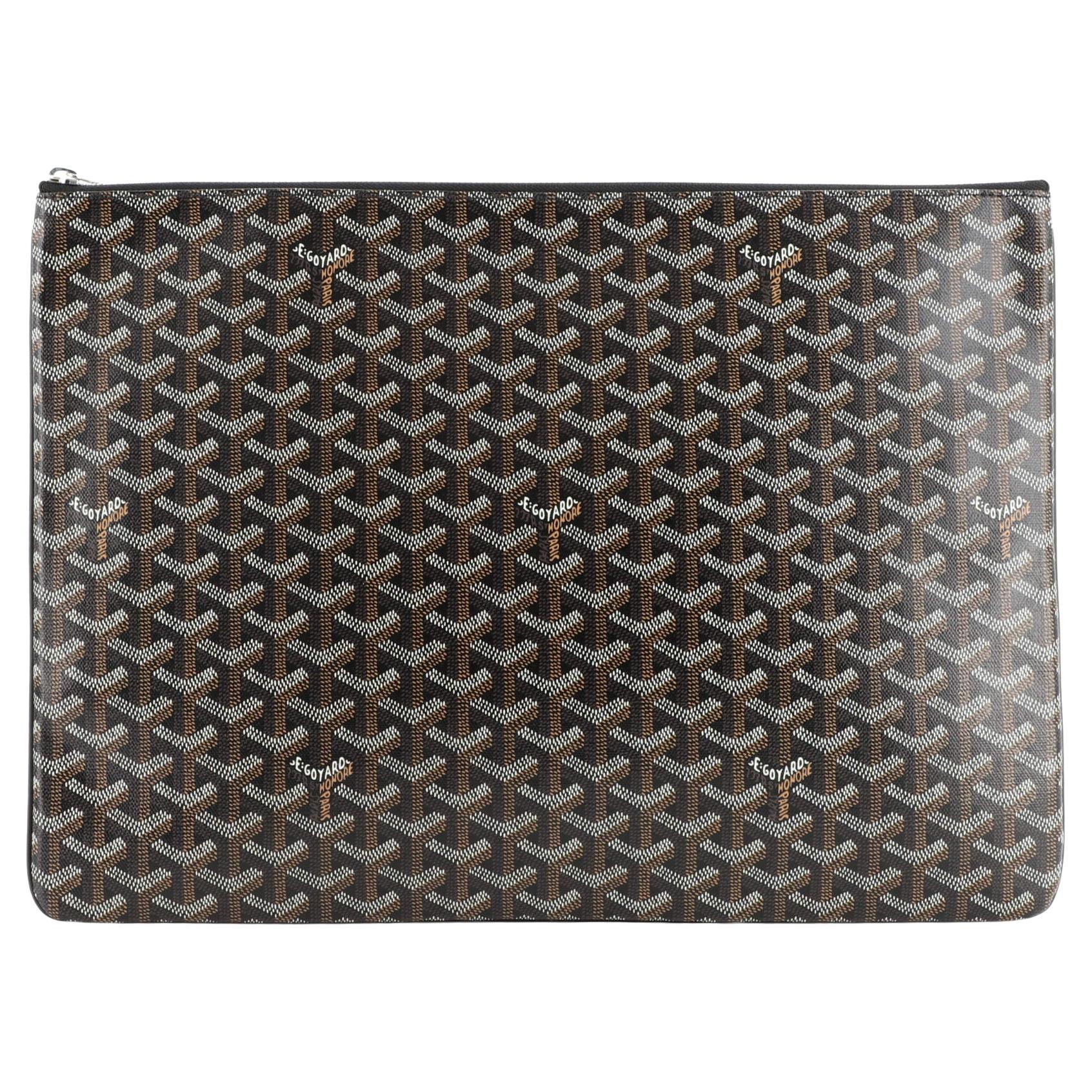 Goyard Senat Zip Pouch Coated Canvas GM –