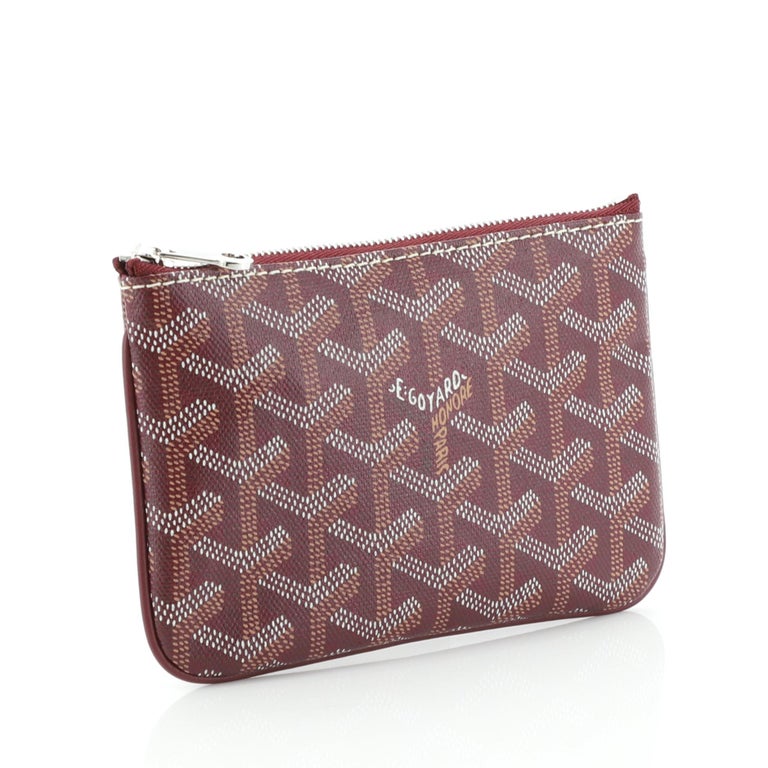 Goyard Senat Zip Pouch Coated Canvas Mini at 1stDibs goyard senat
