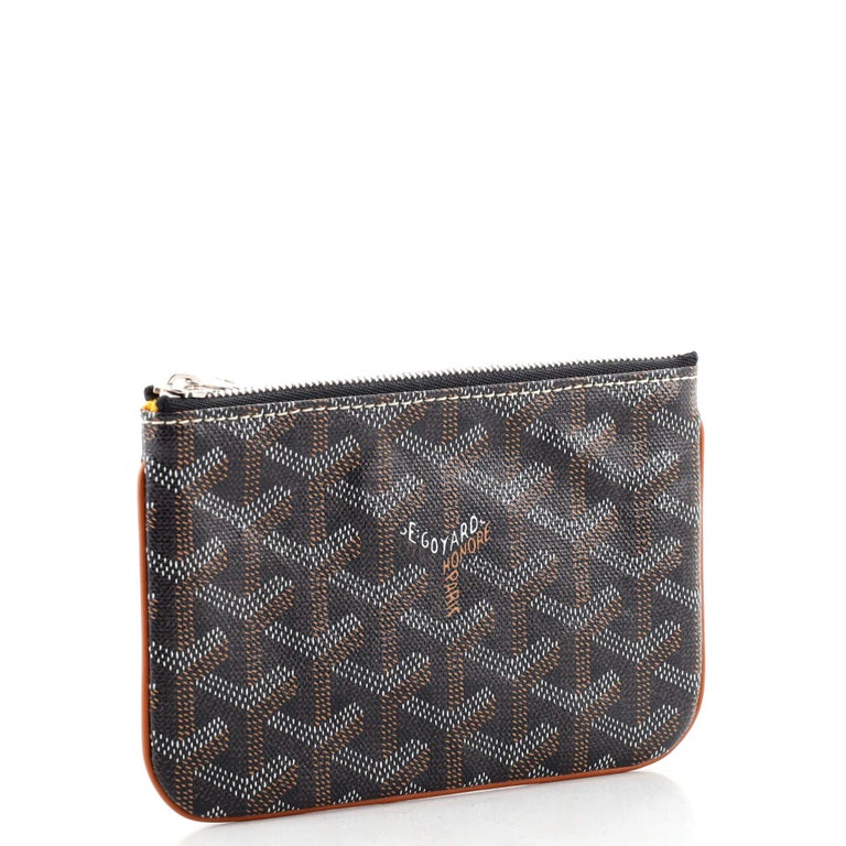 Goyard Senat Zip Pouch Coated Canvas Mini at 1stDibs
