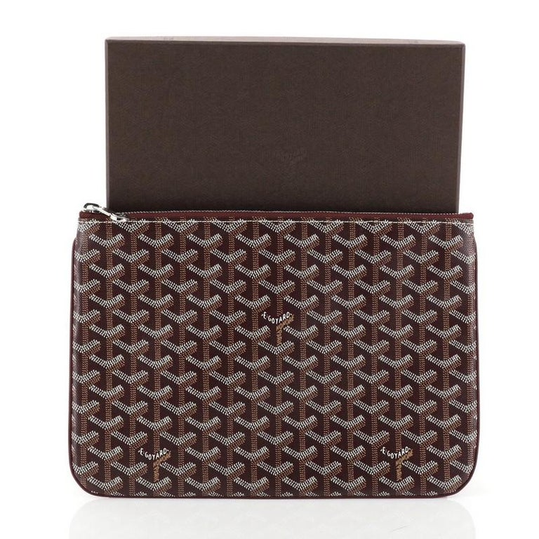 Goyard Senat Zip Pouch Coated Canvas MM at 1stDibs goyard zip pouch