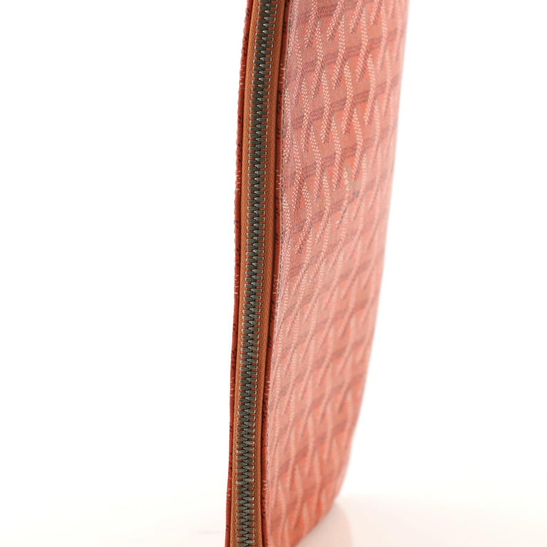 Goyard Senat Zip Pouch Coated Canvas MM at 1stDibs goyard senat mini