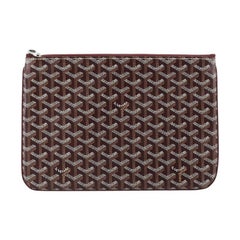 Goyard Senat Zip Pouch Coated Canvas MM