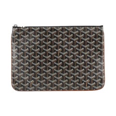 Goyard Senat Zip Pouch Coated Canvas MM