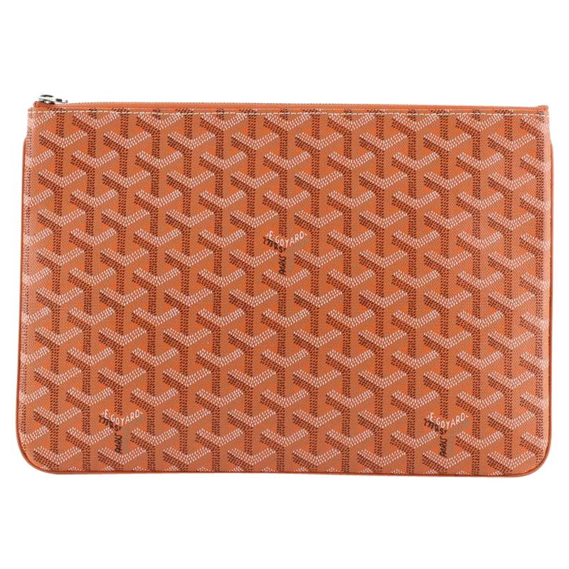 Goyard Senat Zip Pouch Coated Canvas MM