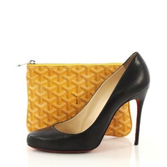 Goyard Senat Zip Pouch Coated Canvas PM