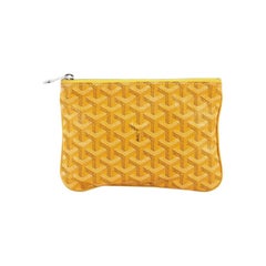Goyard Senat Zip Pouch Coated Canvas PM