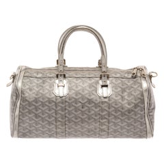 Goyard Silver Coated Canvas Croisiere Shoulder Bag