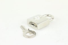 Goyard Silver Lock and Key Set Cadena Bag Charm 1012gy30
