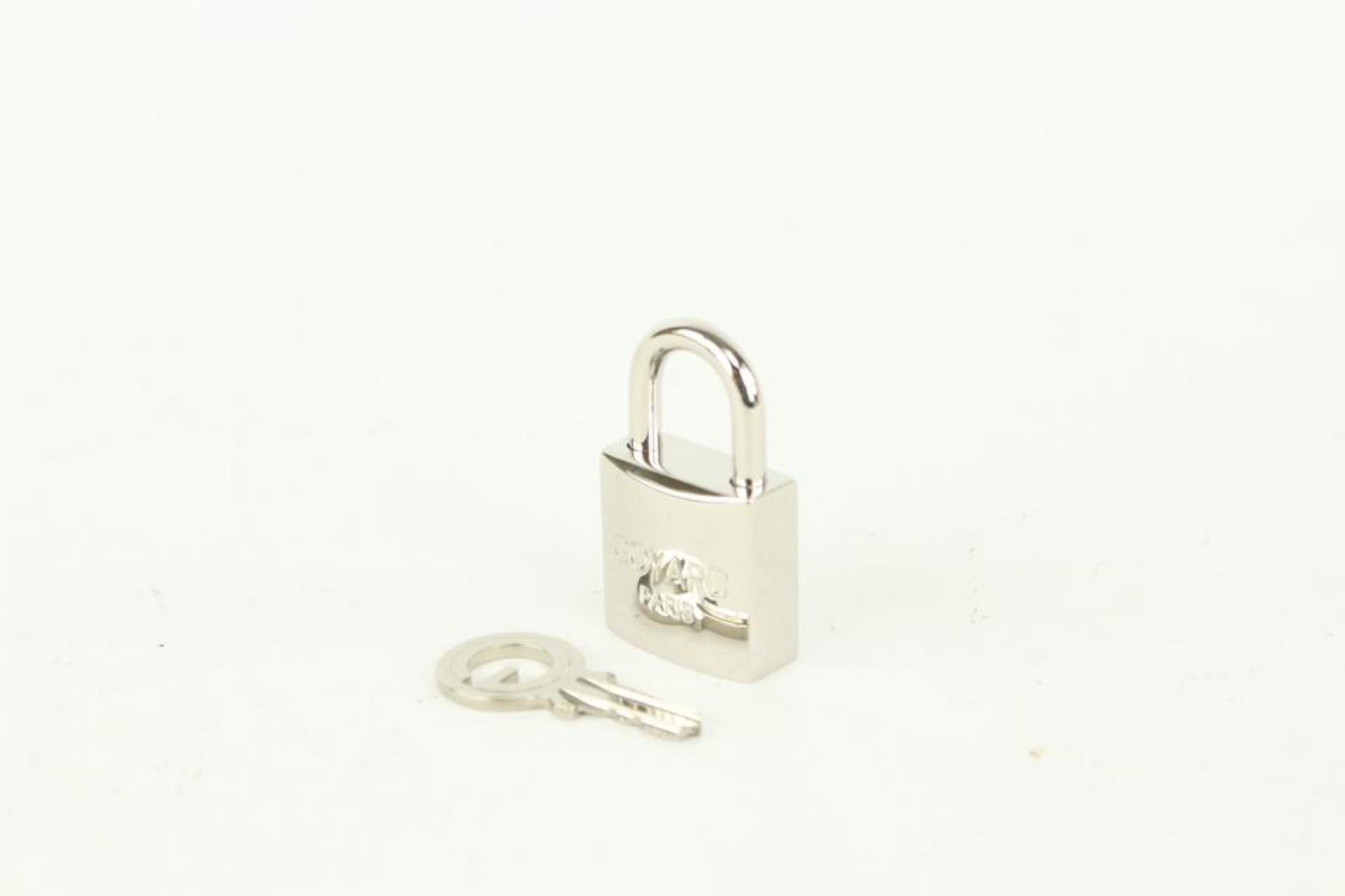 Goyard Silver Lock and Key Set Cadena Bag Charm 1012gy30 2