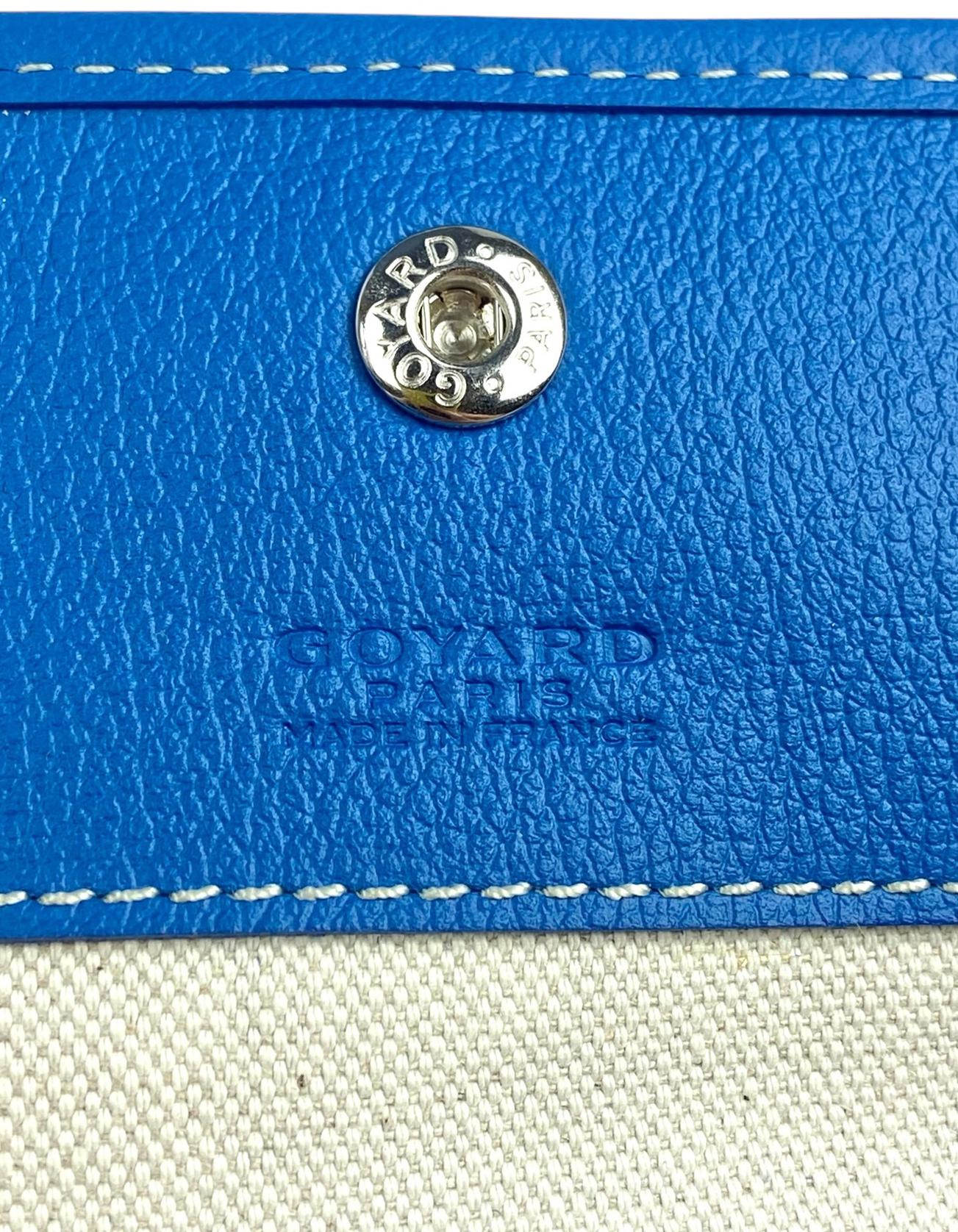 Goyard Sac fourre-tout St. Louis GM en toile Goyardine bleu ciel 4