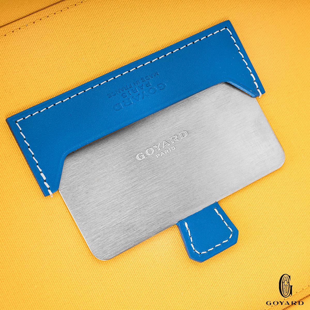 goyard vanity case blue