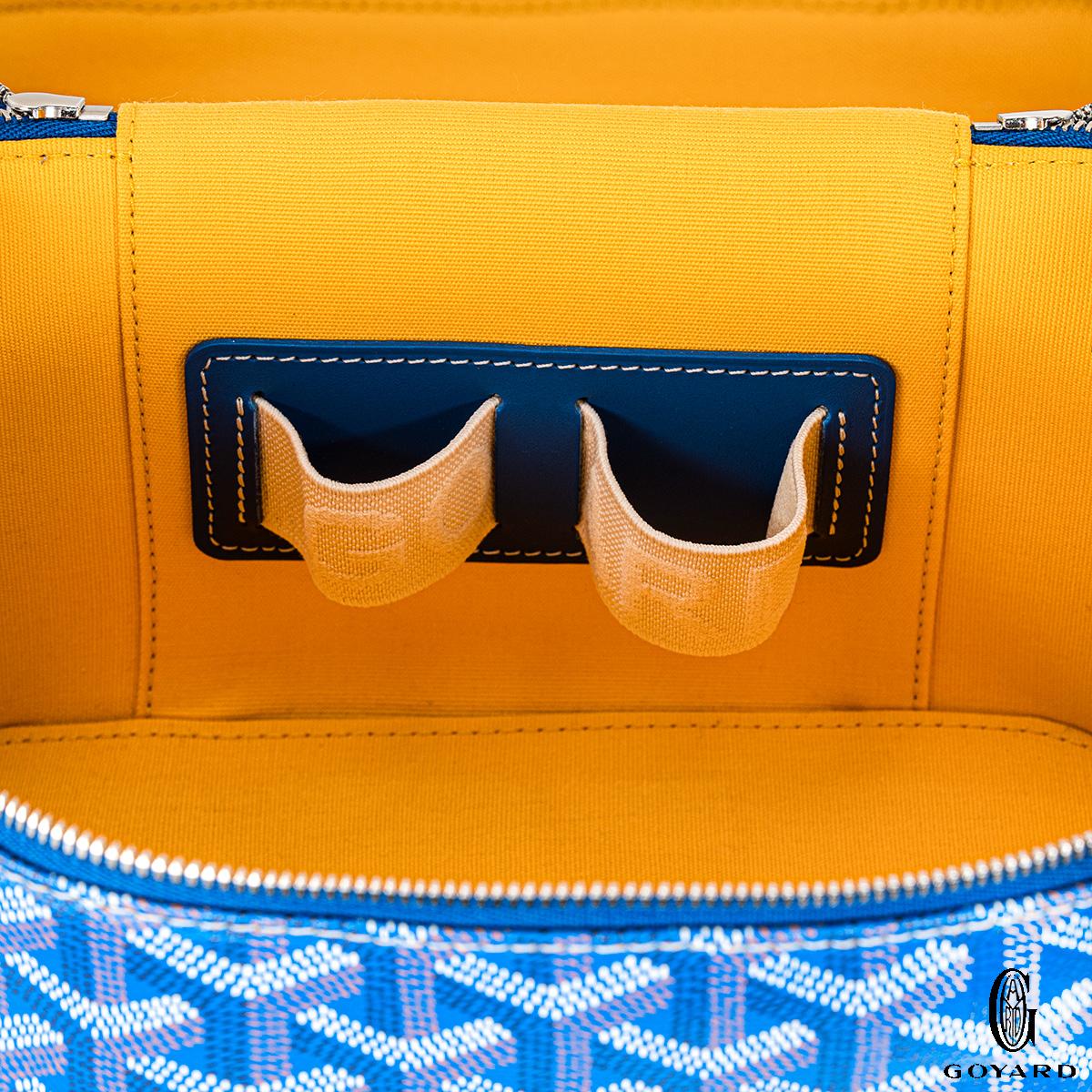 Women's or Men's Goyard Sky Blue Muse Vanity Case