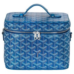 Goyard Sky Blue Muse Vanity Case