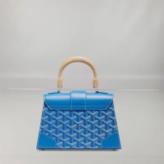 Goyard Sky Blue Saïgon Structuré Mini Bag