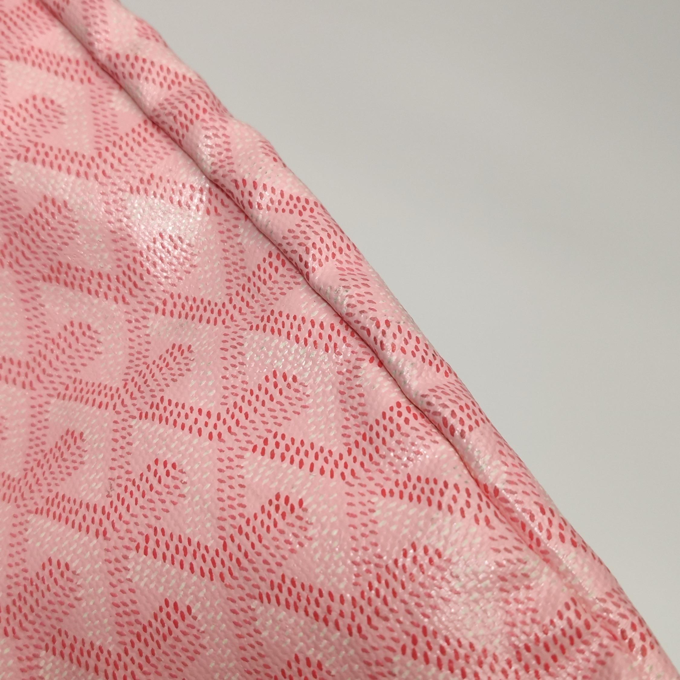 Goyard Sonderausgabe Rosa Saint Louis GM Large Tote 2018 im Angebot 8