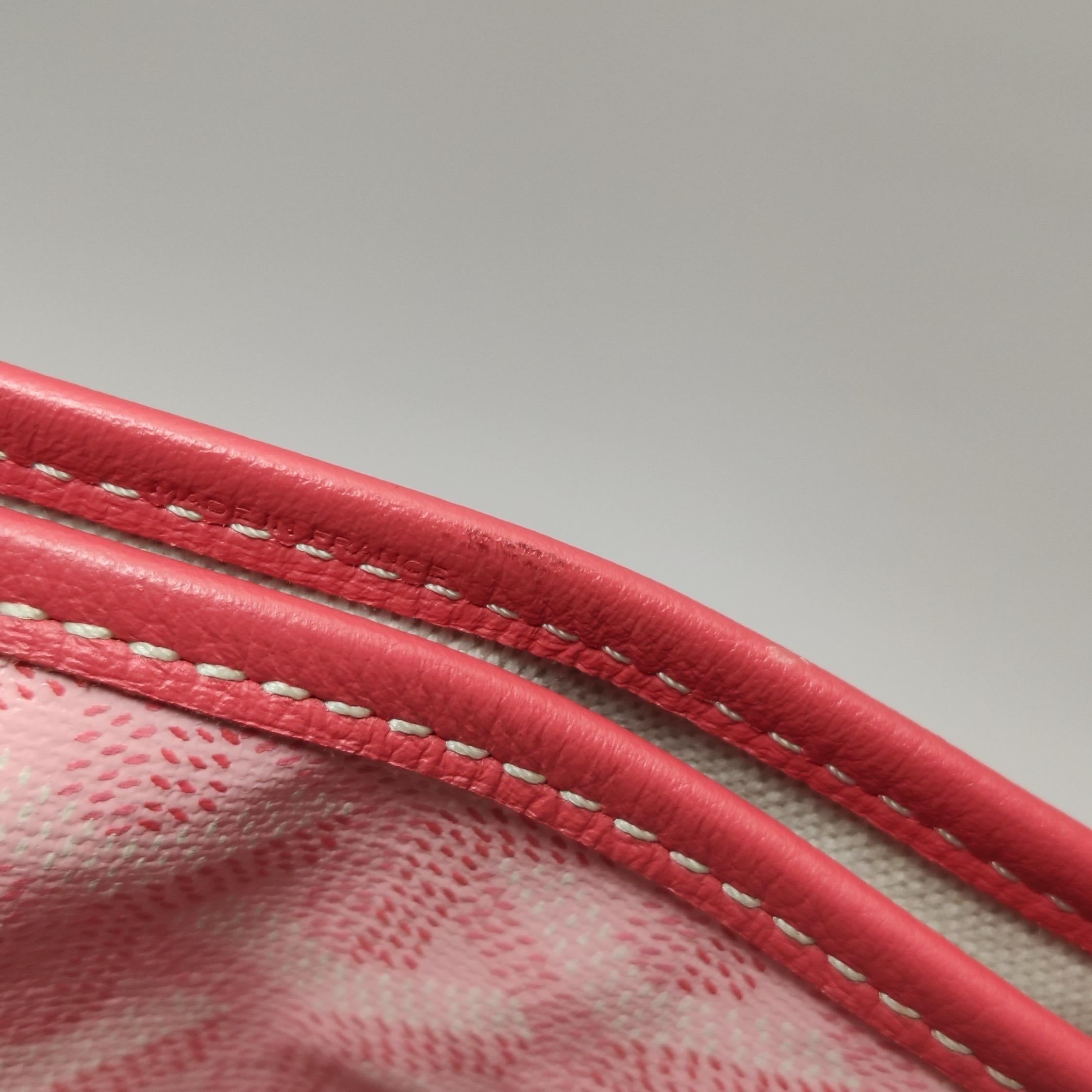 Goyard Sonderausgabe Rosa Saint Louis GM Large Tote 2018 im Angebot 9