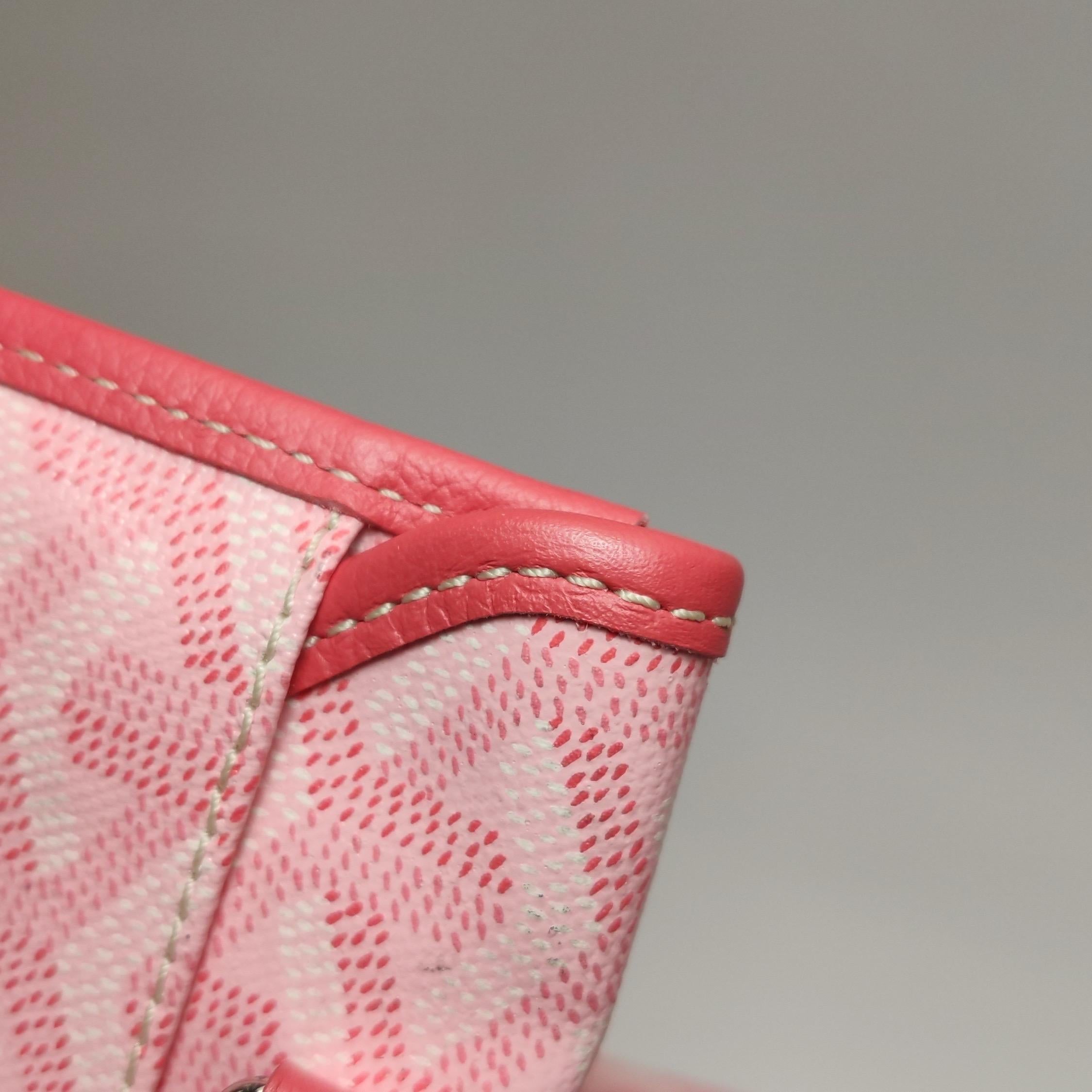 Goyard Sonderausgabe Rosa Saint Louis GM Large Tote 2018 im Angebot 11