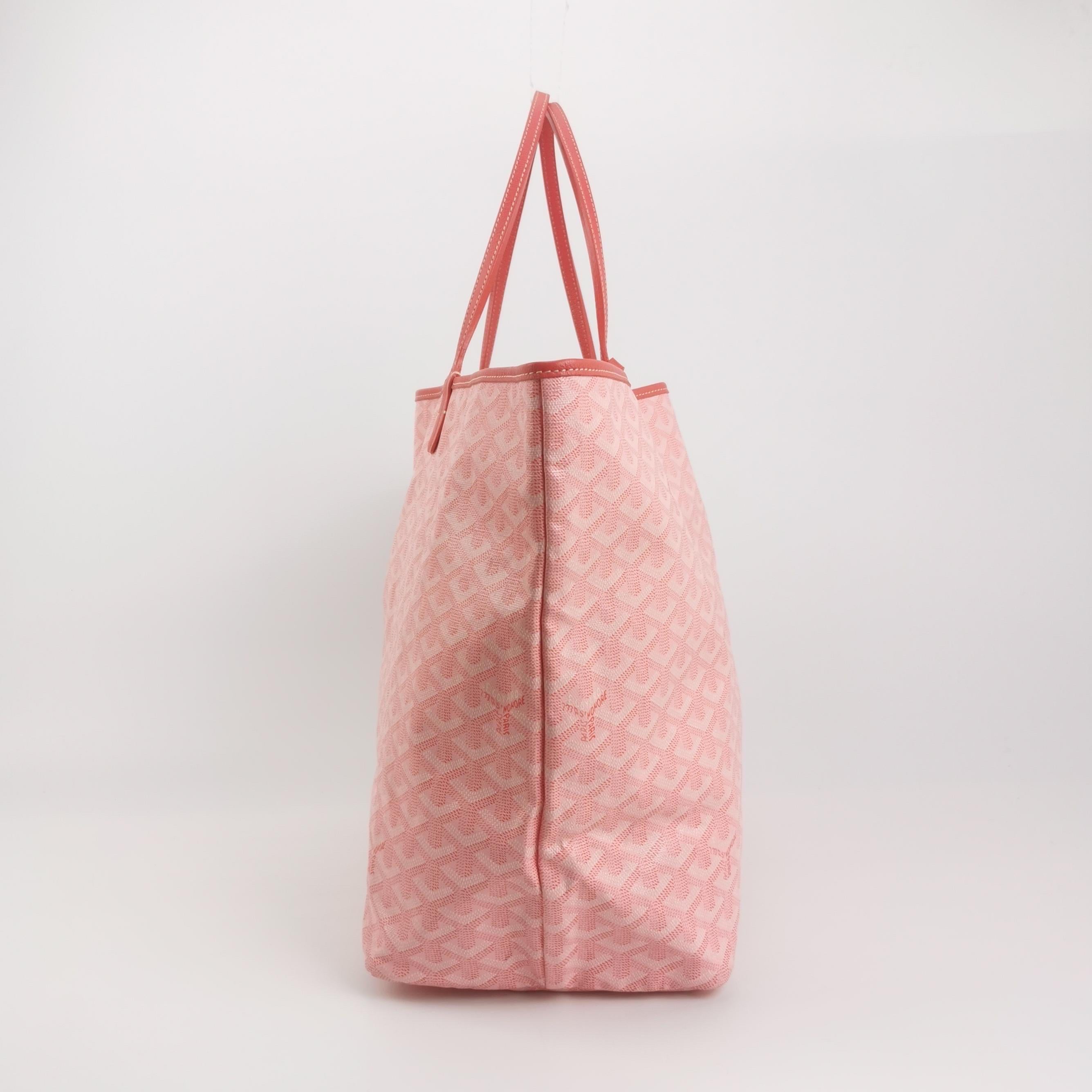 Goyard Sonderausgabe Rosa Saint Louis GM Large Tote 2018 Damen im Angebot