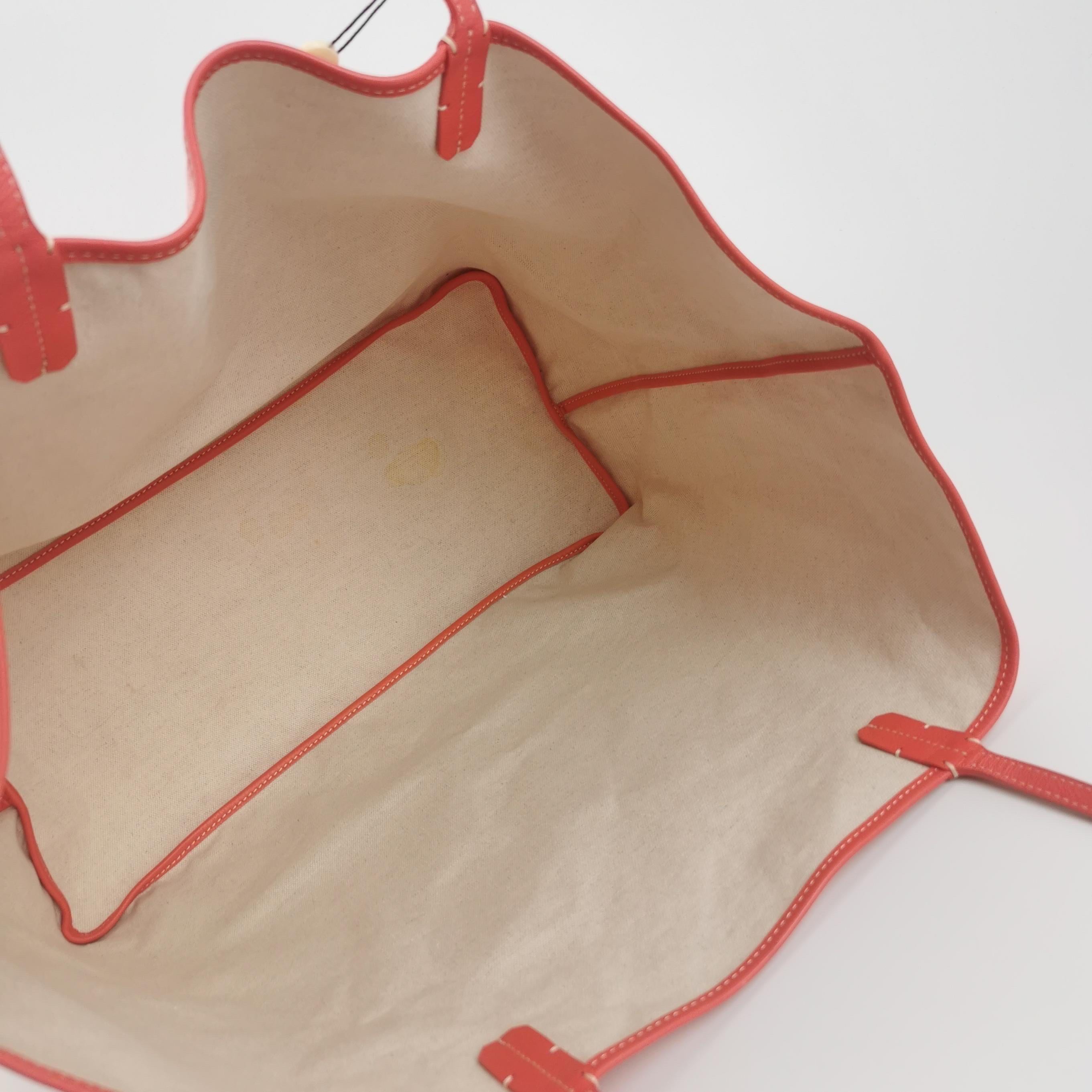 Goyard Sonderausgabe Rosa Saint Louis GM Large Tote 2018 im Angebot 2