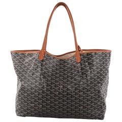 Used Goyard St. Louis Coated Canvas GM Tote Bag