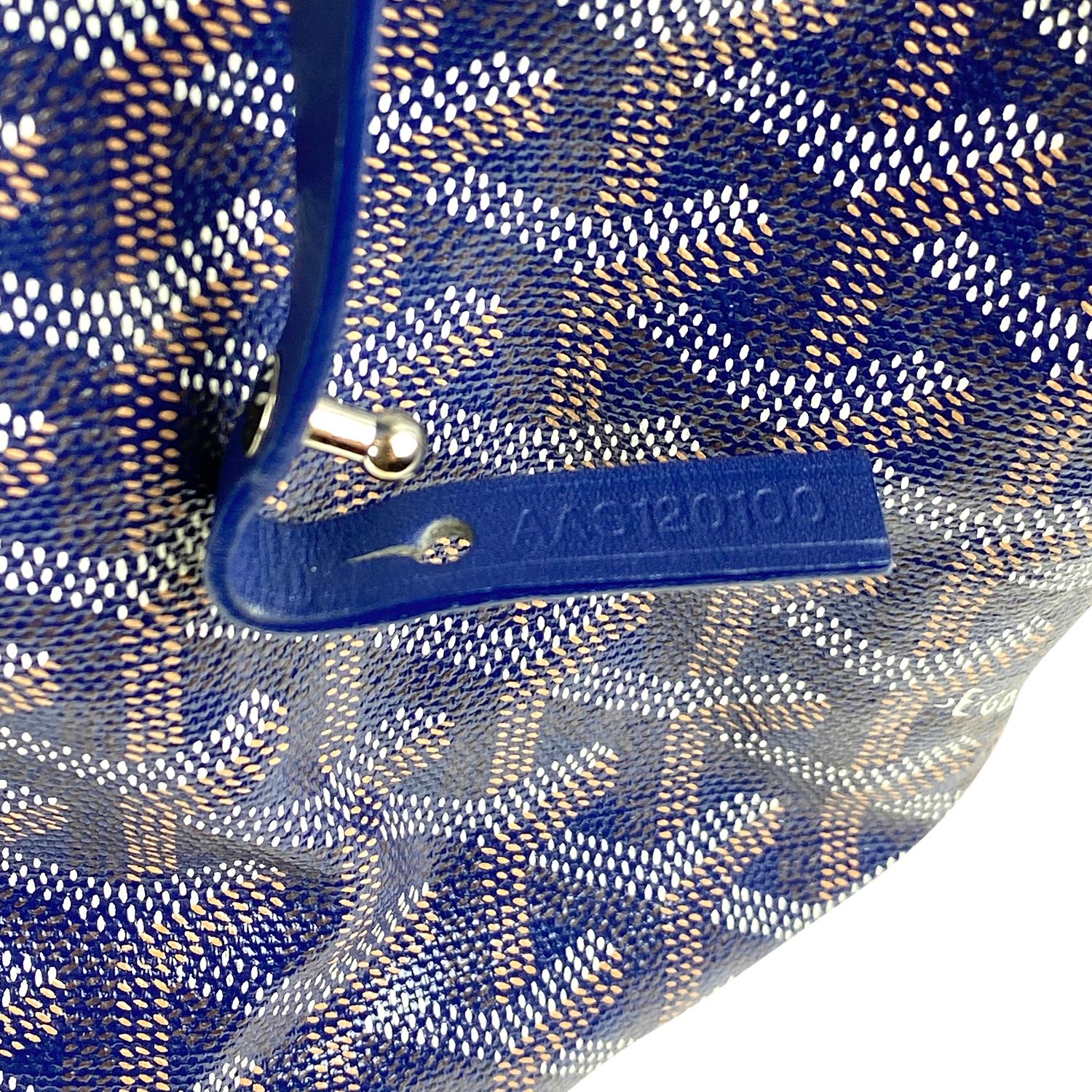 Goyard St. Louis GM Blue and multicolor Tote For Sale 1