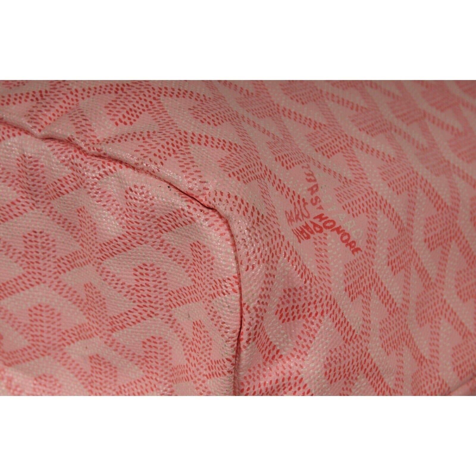 Goyard St. Louis PM Bolso Tote Rosa Edición Limitada Bolso de Hombro de Viaje en venta 7