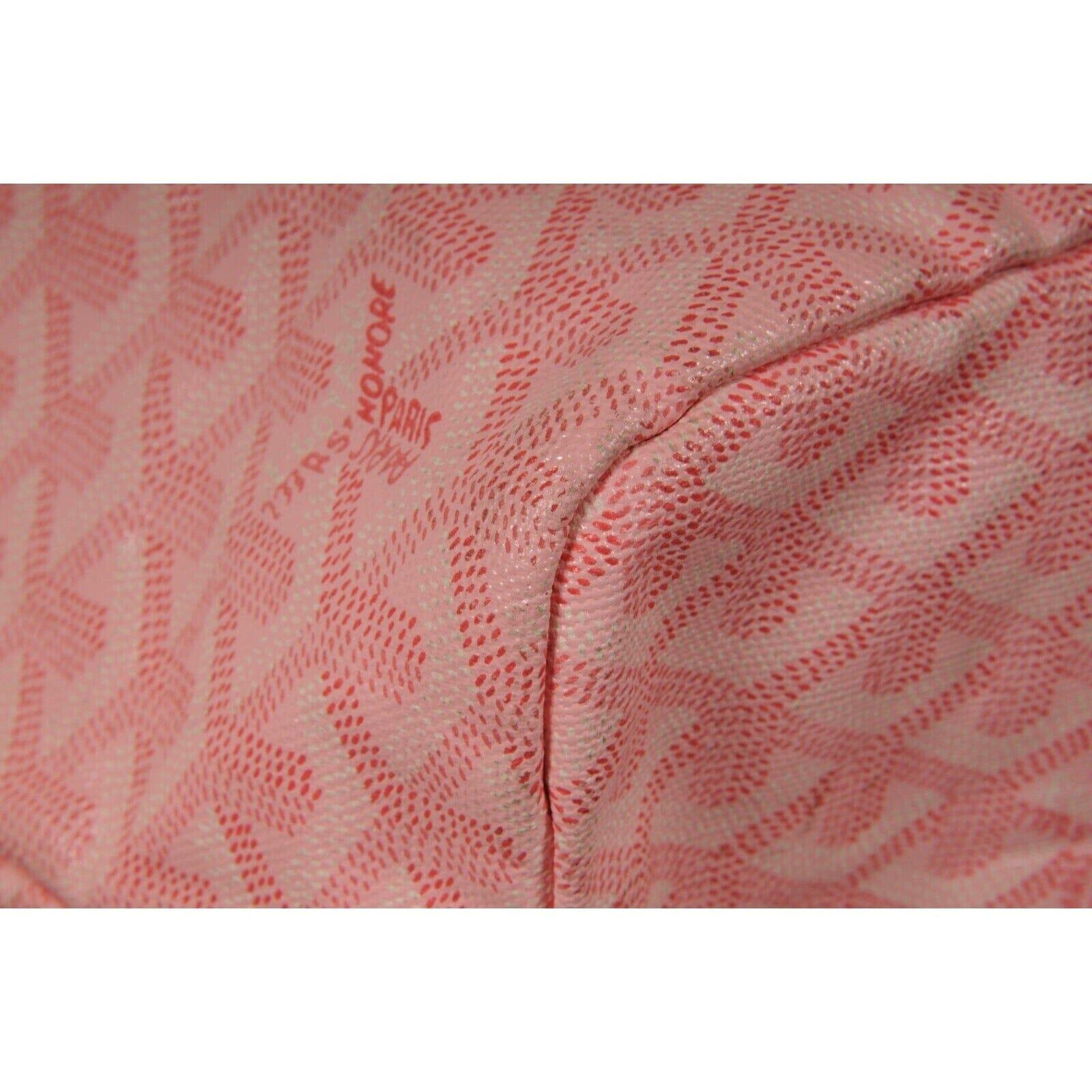 Goyard St. Louis PM Bolso Tote Rosa Edición Limitada Bolso de Hombro de Viaje en venta 11
