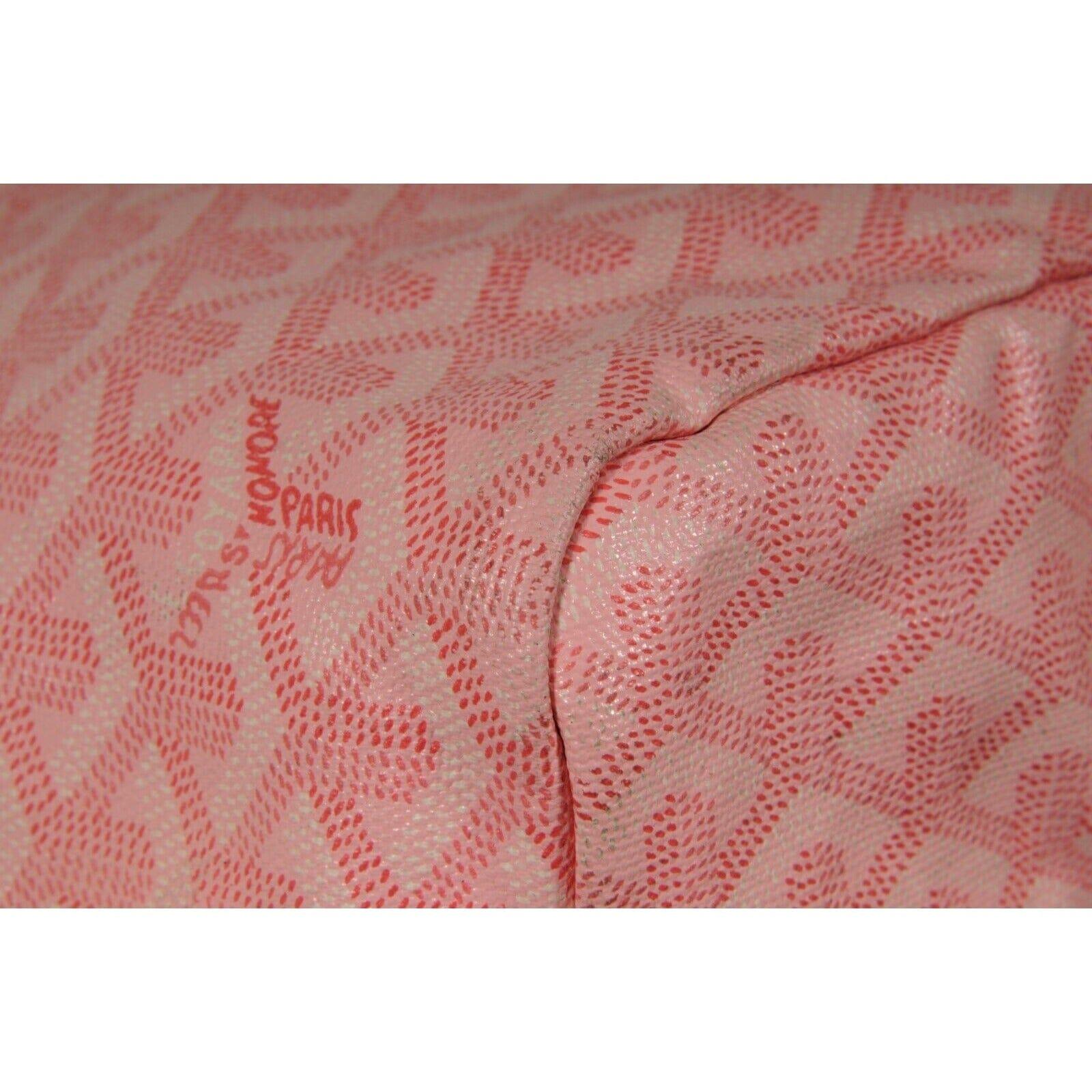 Goyard St. Louis PM Bolso Tote Rosa Edición Limitada Bolso de Hombro de Viaje en venta 12
