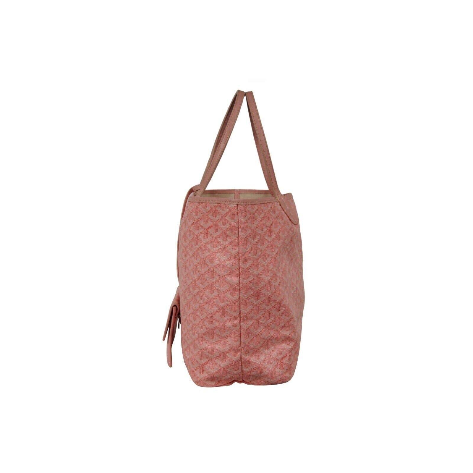 Goyard St. Louis PM Bolso Tote Rosa Edición Limitada Bolso de Hombro de Viaje Marrón en venta