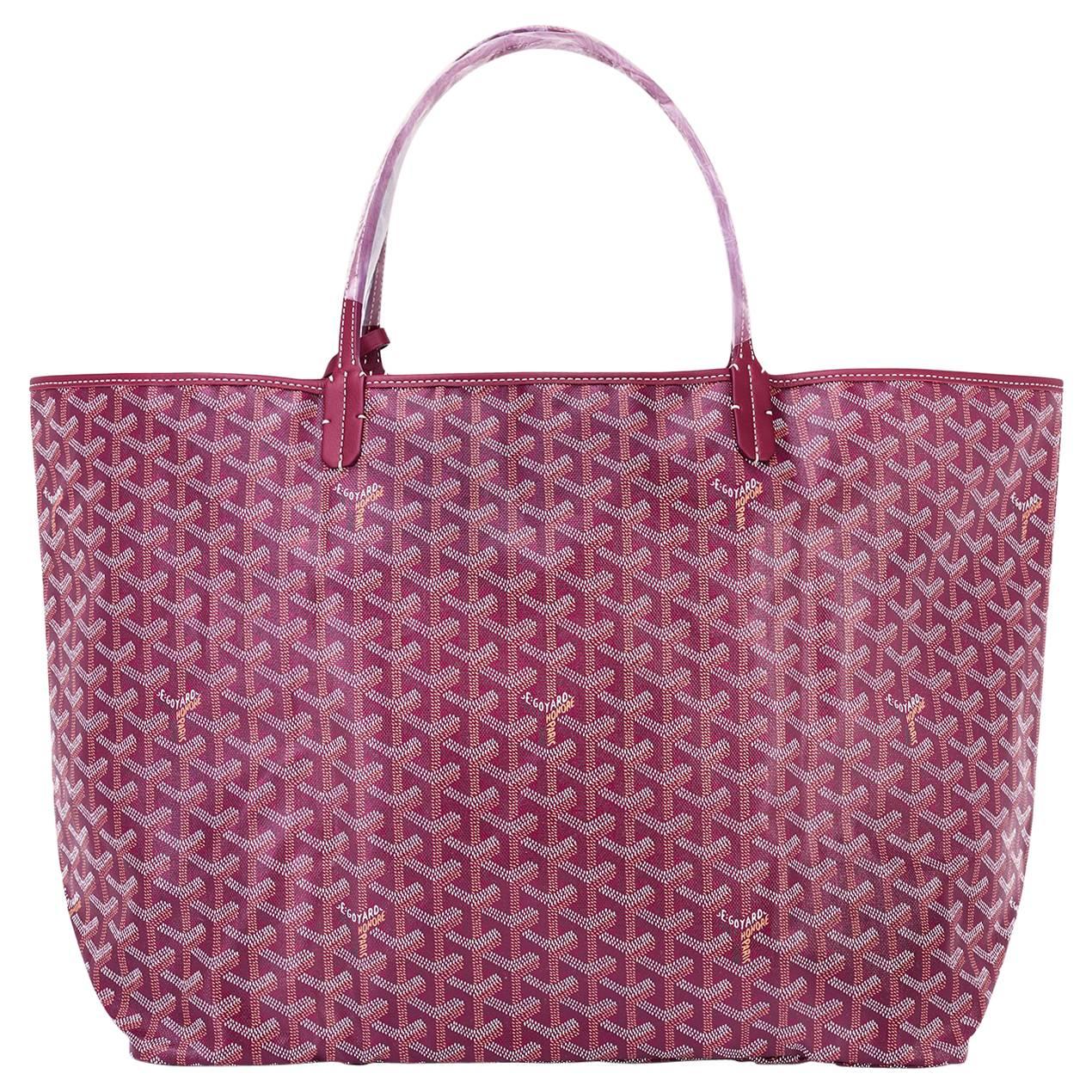 pink goyard tote