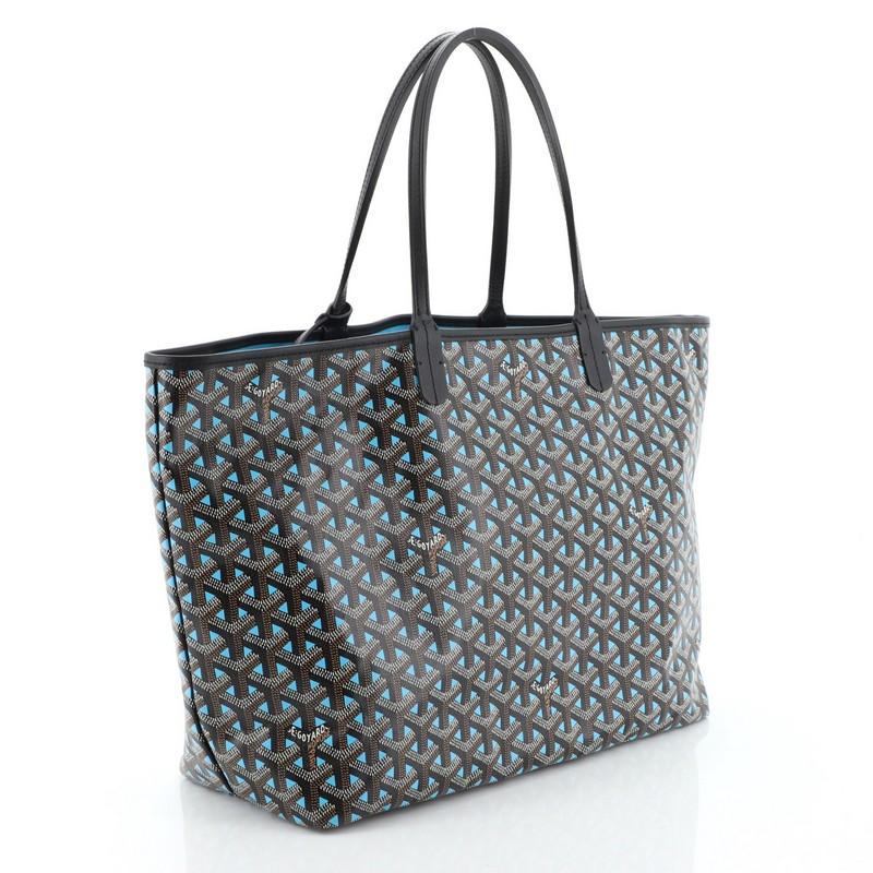 Goyard St. Louis Tote Claire Voie Coated Canvas GM In Good Condition In NY, NY
