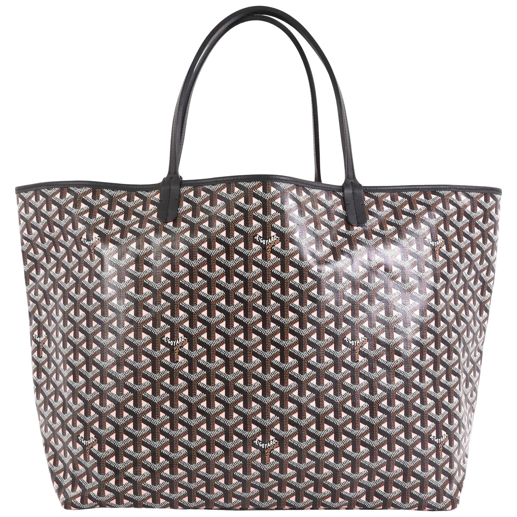 Goyard St. Louis Tote Claire Voie Coated Canvas GM