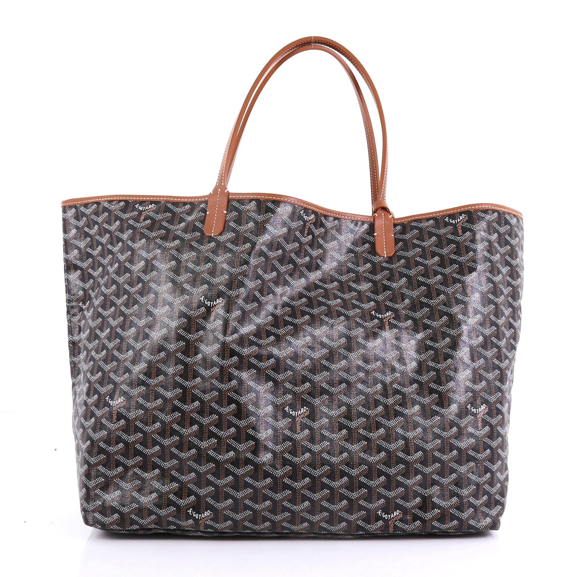 Goyard St. Louis Tote Coated Canvas GM In Excellent Condition In NY, NY