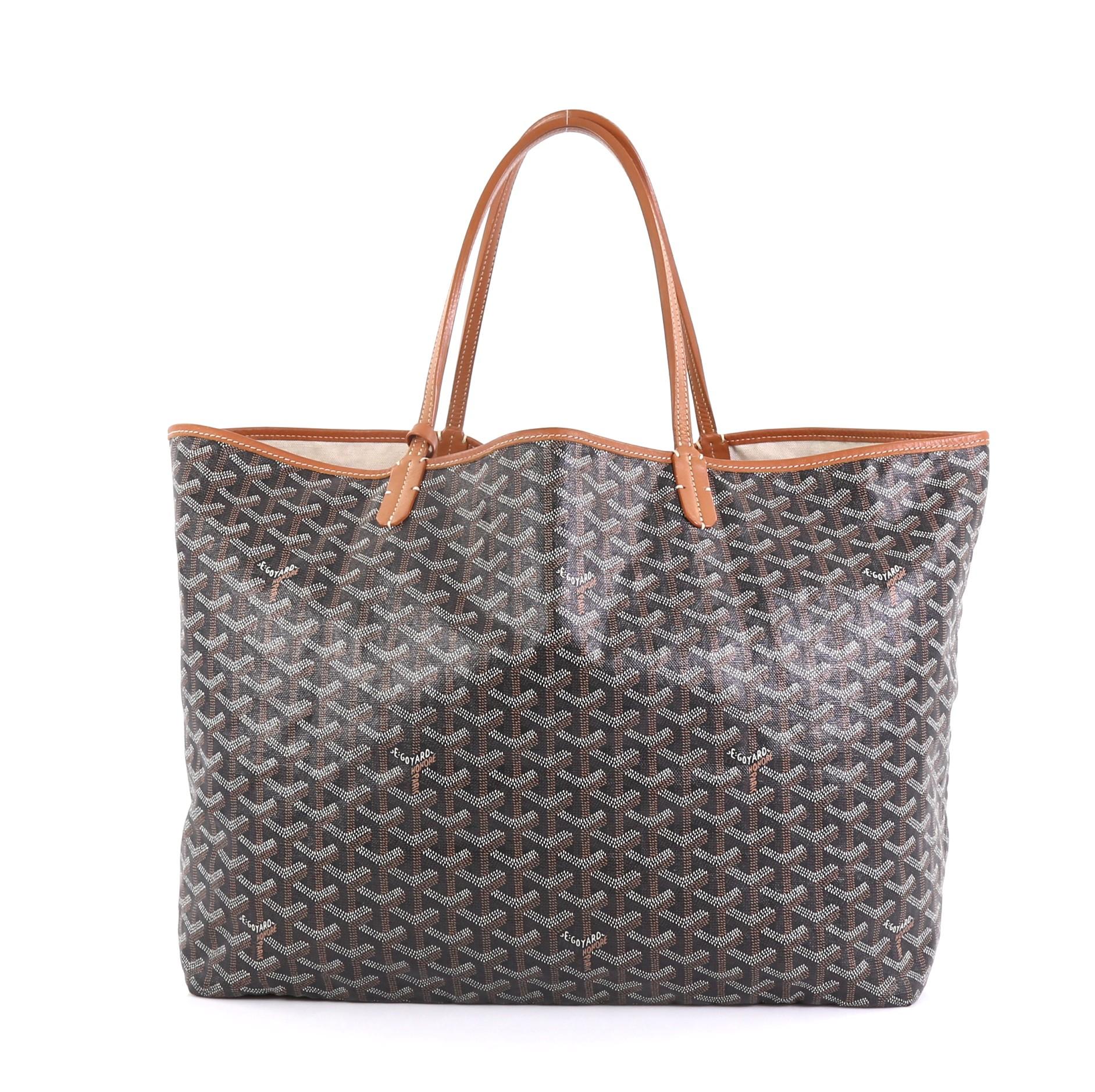 Goyard St. Louis Tote Coated Canvas GM In Good Condition In NY, NY