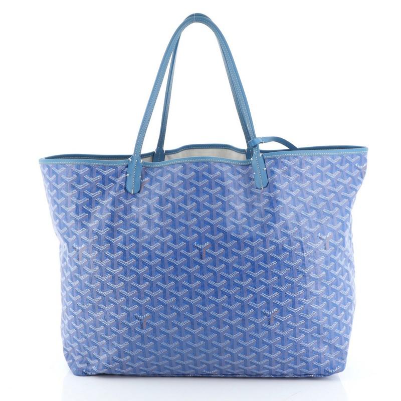 Goyard St. Louis Tote Coated Canvas GM  In Good Condition In NY, NY