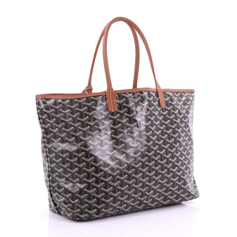 Gray Goyard St. Louis Tote Coated Canvas PM