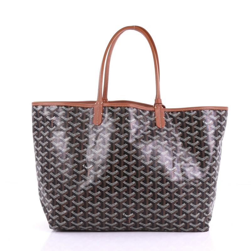 Goyard St. Louis Tote Coated Canvas PM In Excellent Condition In NY, NY