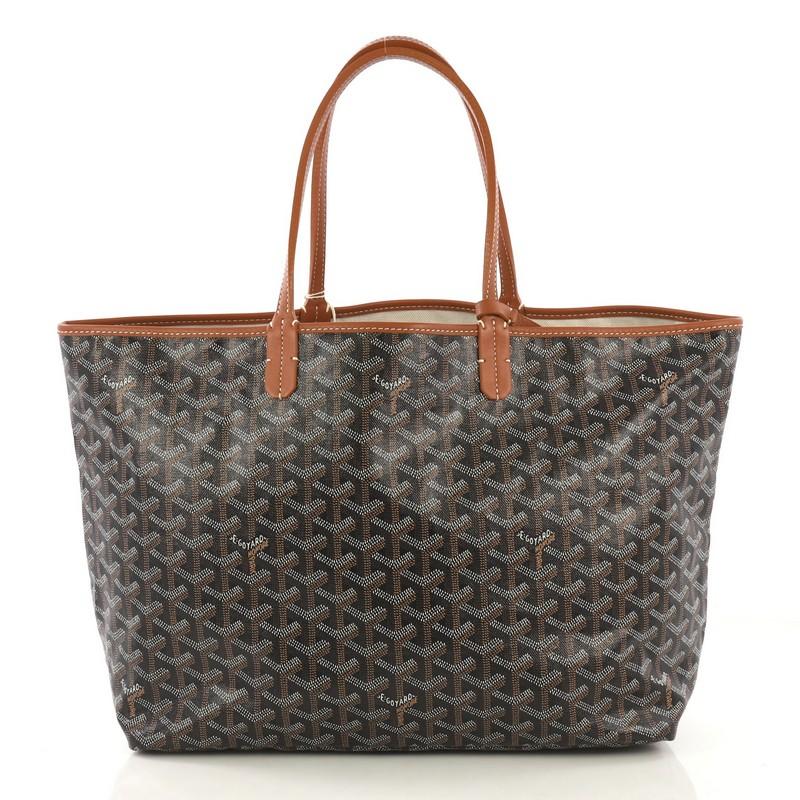 Goyard St. Louis Tote Coated Canvas PM In Good Condition In NY, NY