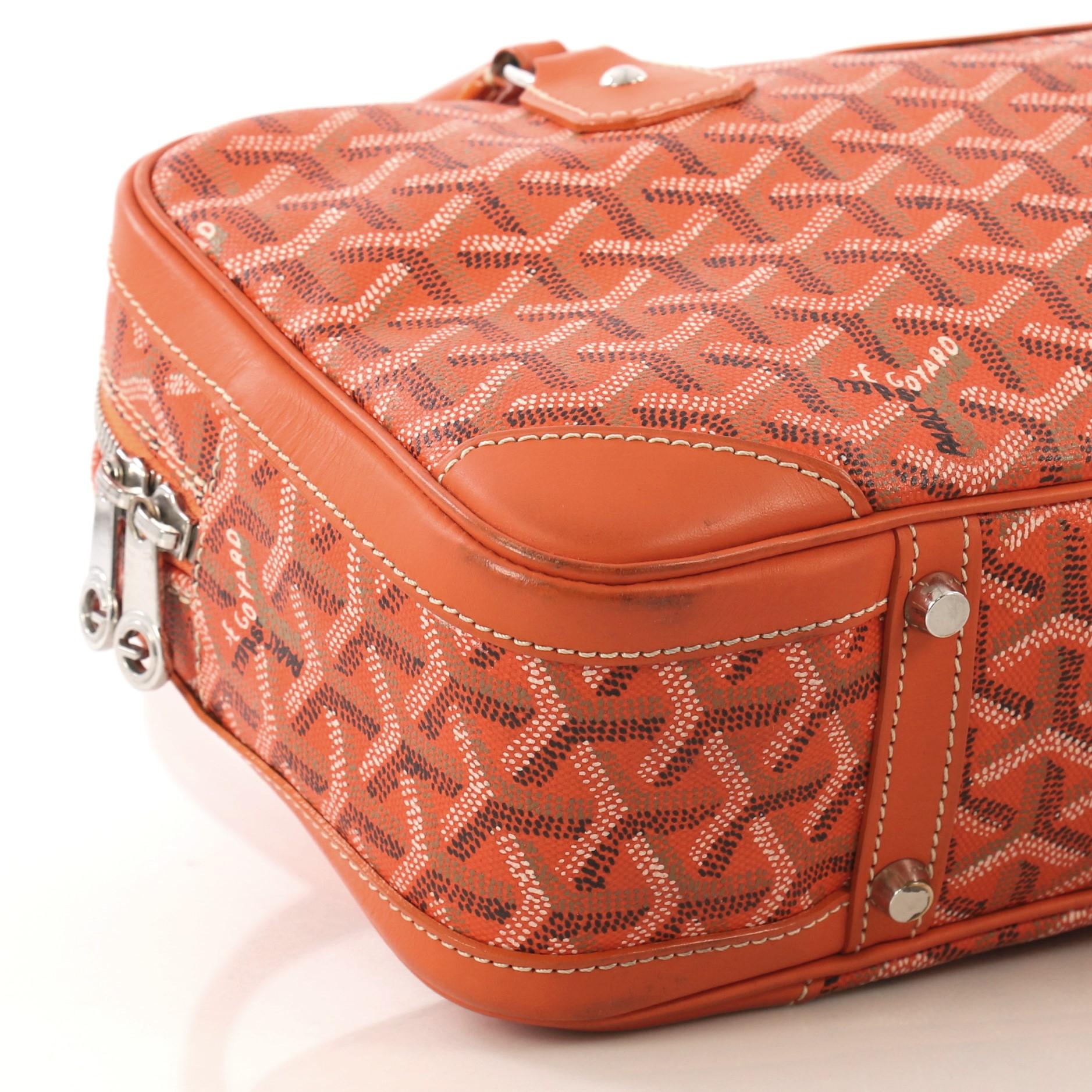 Goyard St. Martin Handbag Coated Canvas In Good Condition In NY, NY