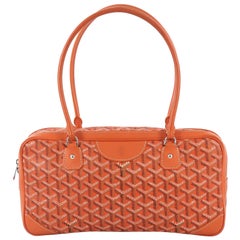 Goyard Goyardine Yellow Hand-Painted St. Louis PM Tote Bag Silver Hard –  Madison Avenue Couture